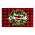 thumbnail image 1 of TIELUTT Christmas Doormat Front Door Decoration Christmas Decoration Throw Blanket for Women Light Carpet Merry Home Area Rug All the Feels Blanket Cold Throw Blanket, 1 of 4