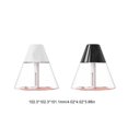 thumbnail image 4 of sweethay Difusor de modos duales de mesa, humidificador de aire de pulverización de niebla de agua, ambientador de bajo ruido, atomizador para dormir por Electrodomésticos Blanco sweethay HA074769-01B, 4 of 6