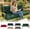 Dark Green, variant on Porch Swing Cushions 60 Inch Waterproof,2 3-Seater Replacement for Outdoor Furniture with Backrest and Straps, Thick 4.7" Swing Seat Bench Cushion for Loveseat Glider Bench Patio Lawn Backyard