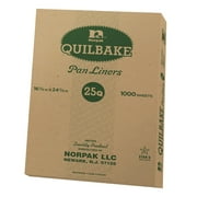 Norpak Quilon R-50 Pan Liner, Paper, 24.375" Length x 16.375" Width | 1000/Pack