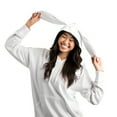 thumbnail image 4 of Cinnamoroll Adult White Cosplay Hoodie With 3D Ears and Embroidery, 4 of 5