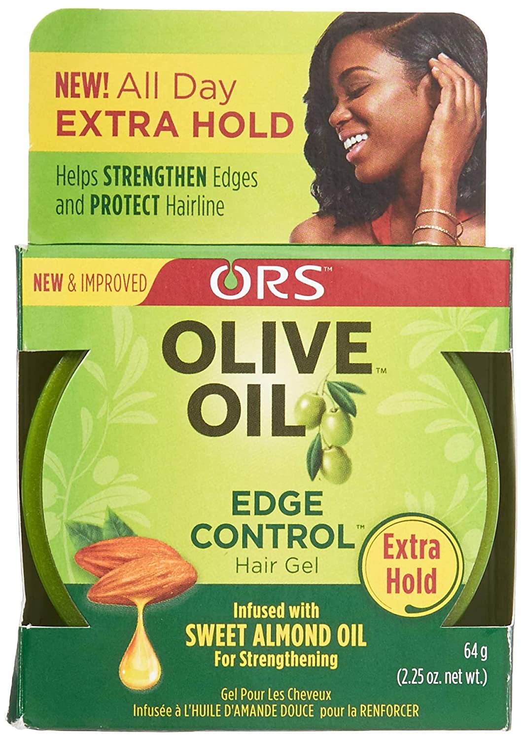 Olive Oil Edge Control Hair Gel by ORS for Unisex - 2.25 oz Gel - image 3 of 6