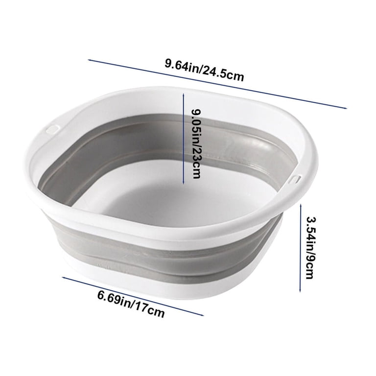Collapsible Wash Basin – 2 Gallon (7.5L) Folding Dish Pan – 2-in-1 Tub + Cutting Board – Portable Sink For Camping, BBQ, Kitchen