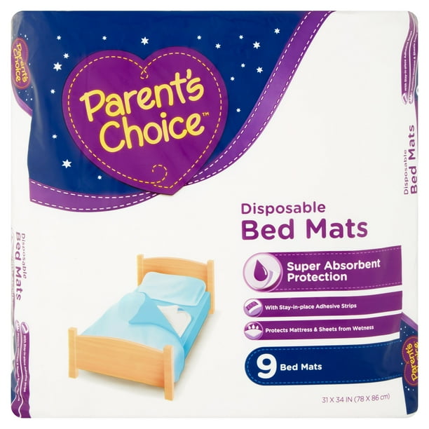 Parent's Choice Disposable Bed Mats, 9 count