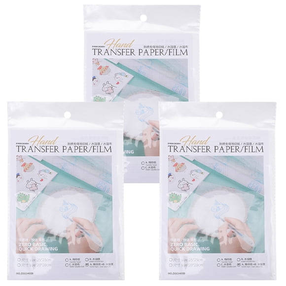 Miangastore 1 Ensemble de Stabilisateurs Brodés Film Soluble dans l'Eau Transparent Film Soluble dans l'Eau