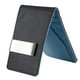 thumbnail image 3 of Monedero de material cuero para Hombre de Tono Monedero, Billeteras Delgada de Crédito, Cuatro Ranuras , Azul BLESIY Carteras delgadas con clip para billetes, 3 of 8