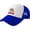 Blue, variant on California Republic Mesh Trucker Hat Men Baseball Cap Men Ponytail Hat Women Dad Hat Adjustable Sun Hat Black