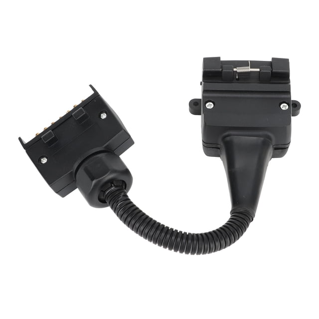 Adaptador de remolque, adaptador de remolque de 7 pines, adaptador de remolque de clavija pinto, adaptador de remolque hembra Faleto, diseño elevado