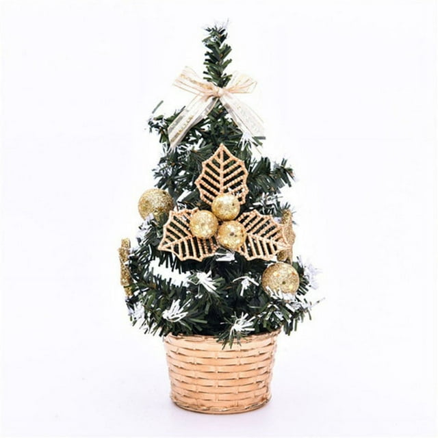 20cm Artificial Table Mini Christmas Tree Home Decoration Festival Miniature