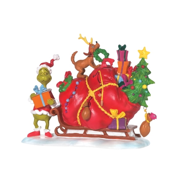 Department 56 Grinch Village The Grinch's Small Heart Grew Christmas Accessory Figurine, Multicolor 3.8in H