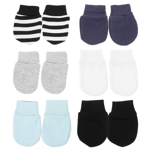 MIANGASTORE 6 Paires de Mitaines pour Nourrisson Anti-Rayures Mitaines pour Bébé Souples Gants pour Nourrisson Anti-Rayures Gants pour Nouveau-Né