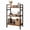 Rust Brown, variant on CONCETTA Bookshelf, 3-Tier Small Industrial Storage Shelf & Shelves, Metal Bookcase for Home Office, Living Room, Rust Brown