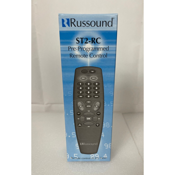 Original Russound ST2-RC Pre-Programmed Remote Control for ST2 Smart Tuner, NEW