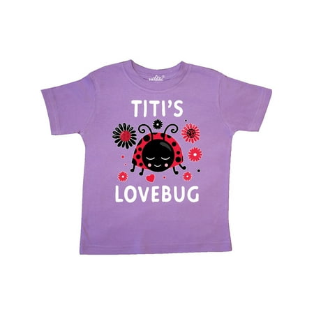 

Inktastic Valentine s Day Titi s Lovebug Gift Toddler Boy or Toddler Girl T-Shirt