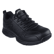 Skechers Work Mens Slip Resistant Dighton Strits Work Sneaker