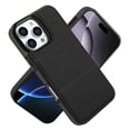 thumbnail image 3 of Compatible with iPhone 16 Pro Case, with PU Leather Credit Card Holder Magnetic Back Stand Rugged Slot Mobile Flip Purse Phone Cover for iPhone 16 Pro Women Men - Black, 3 of 7
