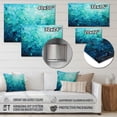 thumbnail image 4 of Designart "Lagoon in Aqua II" Abstract Landscape Metal Wall Decor, 4 of 5