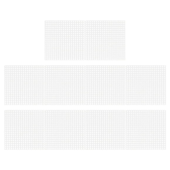 20pcs Square Mesh Plastic Canvas Sheet Cross Stitch Sewing Plastic Canvas Sheets