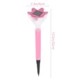 thumbnail image 3 of Shisuyan Solar Simulation Flower Lamp Pink Plastic 2Pack For Gardeners Front Yard Decor, 3 of 8