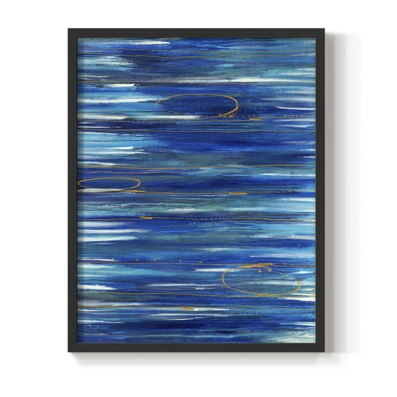 Waterworld Framed Print in Black Solid Wood 8 x 10 Framed Print