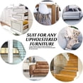 thumbnail image 2 of Cat Scratch Protector, 6 Transparent Stickers Furniture Protectors Against Cats, Sofa Scratch Protector, Self-adhesive Furniture Protectors, 2 of 4