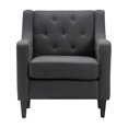 thumbnail image 3 of Serta Nina Tufted Accent Chair Charcoal Gray, 3 of 6