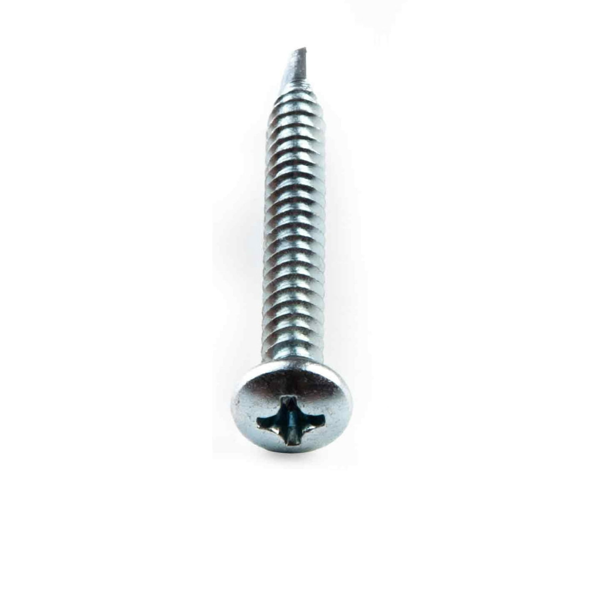 (5 pack) Hillman Self Drilling Screws #8 x 1-1/2", Steel, Zinc, Interior, Phillips, Silver, 6 pack