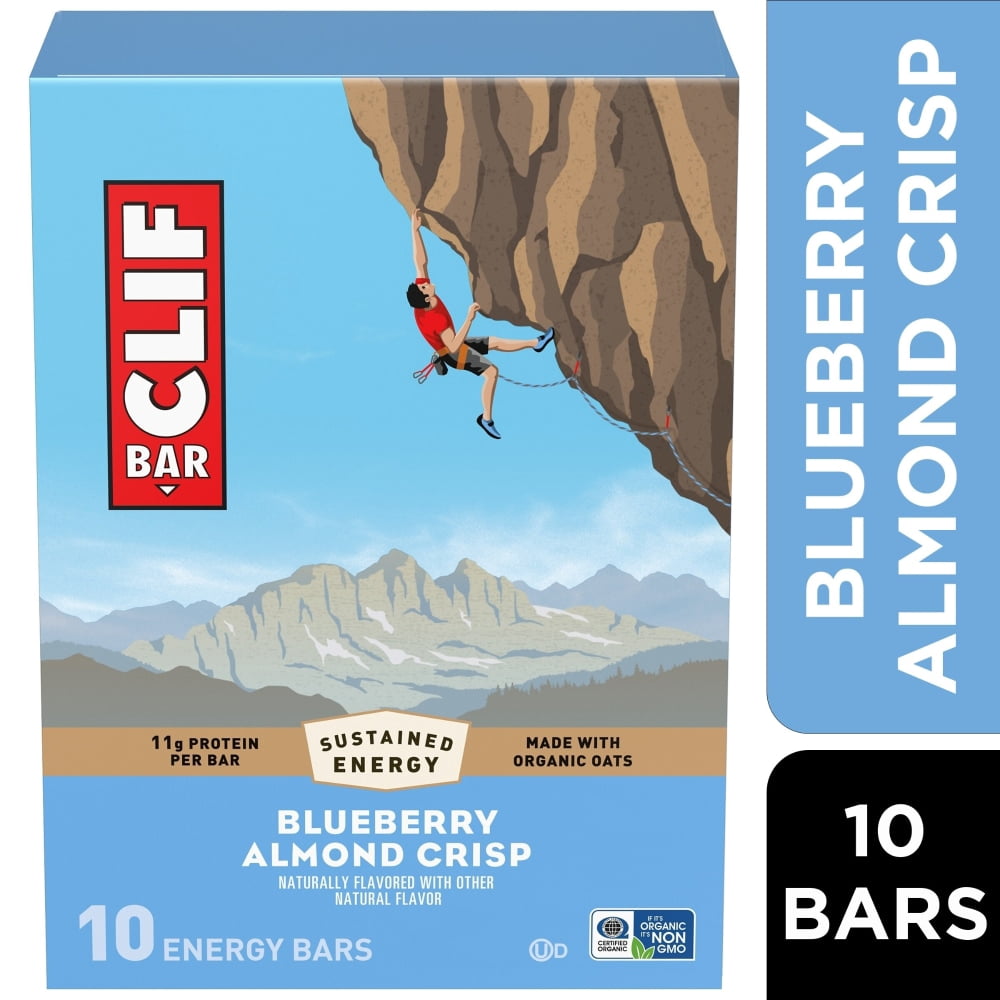 CLIF BAR Blueberry Almond Crisp Energy Bars 10 ct - 3 Pack