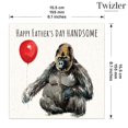thumbnail image 3 of Twizler Funny Father's Day Card for Dad - Handsome Gorilla - Happy Fathers Day Card from Son or Daughter - Daddy Father Day Card Funny Humor, 3 of 5