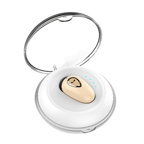 Auriculares inalámbricos Ture Bluetooth 5.0 manos libres con estuche de carga para deporte Beige