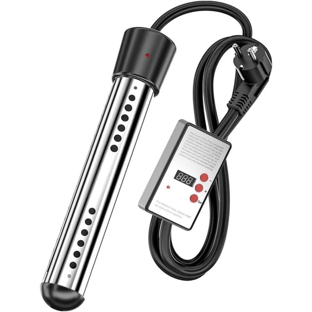 3000W Electric Bucket Heater with Auto Shut-Off Timer Hot Tub Heater for EU Plug