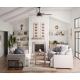 thumbnail image 6 of Progress Lighting Montague 5-Light Antique Bronze LED Ceiling Fan with Walnut Blades and White Opal Glass Shade, 6 of 12