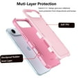 thumbnail image 3 of For iPhone 17 Air 5G 2025 Case ,Sturdy Phone Case for Apple 17 Air 6.5 inch ,Tiflook Shockproof Protection Heavy Duty Armor Hard Plastic & Rubber Rugged Bumper 2-in-1 Case Cover ( Pink ), 3 of 5