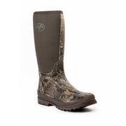 Duck Commander Mens Rubber Hunting Boots, Waterproof Neoprene, Canteen/Realtree Timber, Size 11