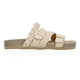 thumbnail image 1 of Sandalias Tropicana Crema Correas Trenzadas Para Niña cafe 24.5 MX, 1 of 4