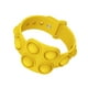 thumbnail image 1 of Vogacara de burbujas de empuje ajustable de silicona para aliviar el estrés Juguetes amarillo Vogacara FN000451-03, 1 of 6
