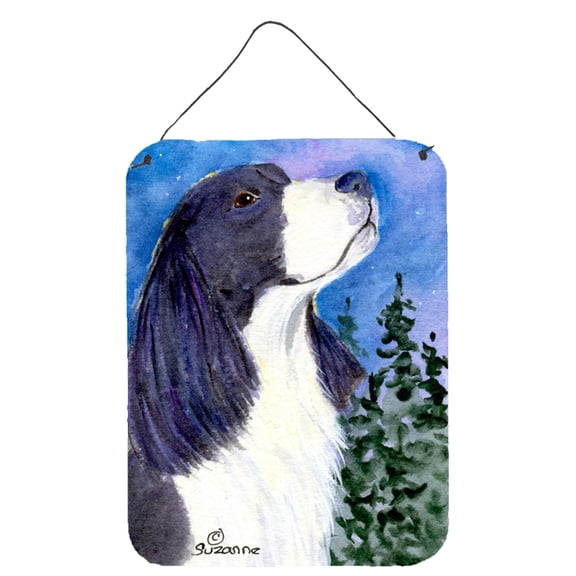 English Springer Spaniel Aluminium Metal Wall or Door Hanging Prints