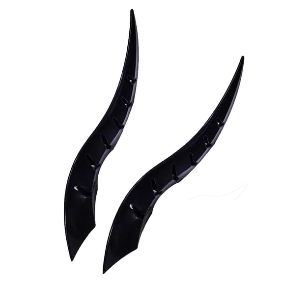 Universal 3D Bull Horns Car Roof Drag On Decoration Auto Exterior Stickers High Strength All Weather Water Proof Vehicle Modification 2PCS