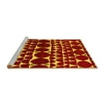 thumbnail image 2 of Ahgly Company Machine Washable Indoor Rectangle Oriental Yellow Modern Area Rugs, 7' x 9', 2 of 4