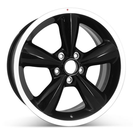 18" x 8.5" Replacement Wheel for 2006-2009 Ford Mustang Rims 3648 Machined w/ Black