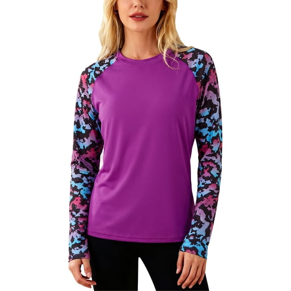 BASSDASH Women’s UPF 50 UV Sun Protection T-Shirt Long Sleeve Fishing Hiking Performance Shirts