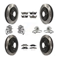 thumbnail image 1 of Transit Auto Front Rear Hub Bearings Assembly Coated Disc Brake Rotors and Ceramic Pads Kit (10Pc) for Car Ford Expedition Lincoln Navigator - Left Right Side (Driver Passenger) KBB-128846, 1 of 11