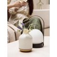 thumbnail image 2 of Small Boho Vase for Decor, Rustic Farmhouse Vase for Pampas Grass,Ceramic Flower Vases for Centerpieces, 5.3 Inch Vintage Vase,Set of 4,Arctic White, 2 of 4