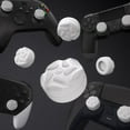 thumbnail image 5 of PlayVital Thumbs Cushion Caps Thumb Grips for ps5/4, Thumbstick Grip Cover for Xbox Series X/S, Thumb Grip Caps for Xbox One, Elite Series 2, for Switch Pro Controller - Raindrop Texture Design White, 5 of 8