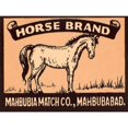 thumbnail image 3 of Phillumenart 14x12 Black Modern Framed Museum Art Print Titled - Horse Brand Matches, 3 of 5