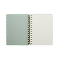 thumbnail image 2 of Carnet de notes Think Ink Twin Wire, rayures vertes et blanches de taille moyenne, format 6" x 8", 192 pages lignées, 2 of 5