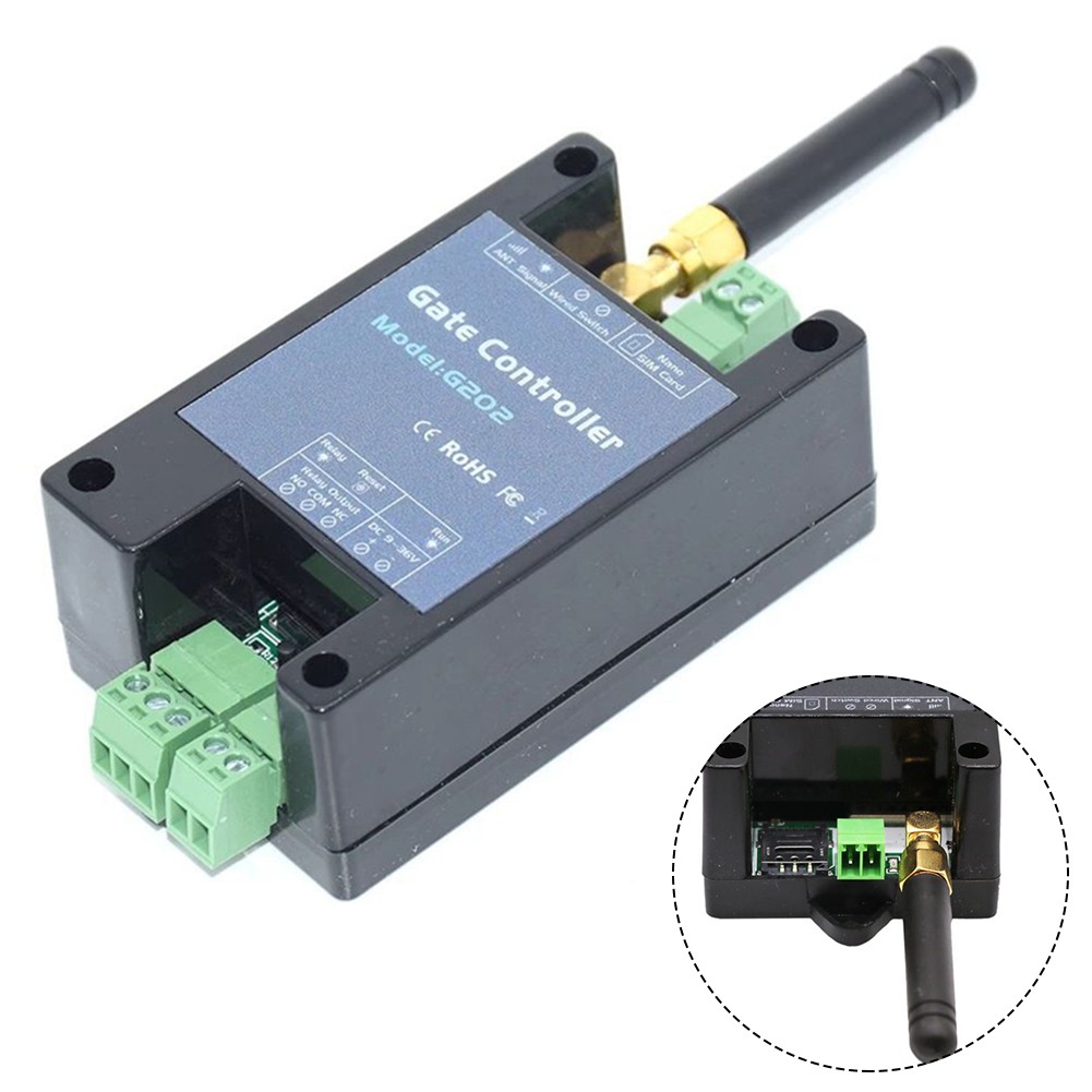 G202 4G GSM Wireless Gate Opener Relay Remote Control Door Access