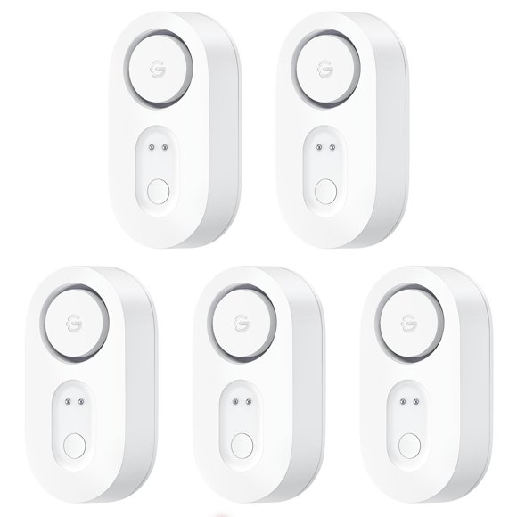 Detector de fugas de agua GoveeLife, paquete de 5, con alarma de 105 dB
