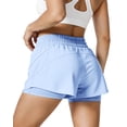 thumbnail image 6 of REDESS Athletic Shorts for Women Elastic Waistband with Liner and Pockets Gym Workout Yoga Running Shorts., 6 of 7