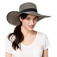 thumbnail image 4 of August Hat Rose All Day Floppy Hat (Black Natural, One Size), 4 of 8